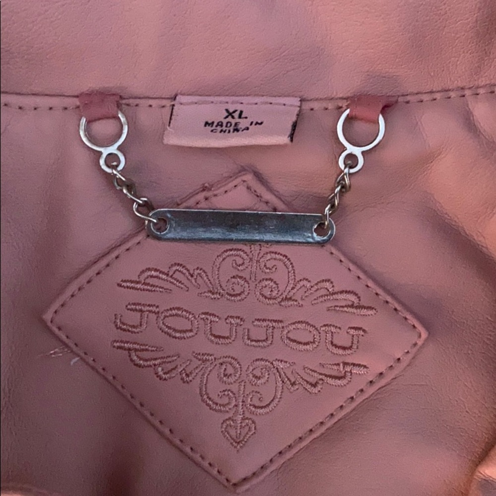 Pink leather jacket - Picture 2 of 3